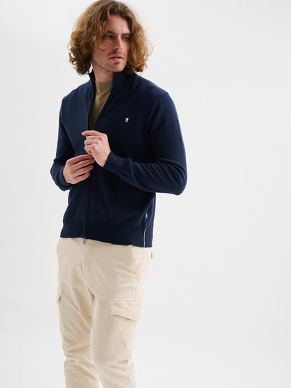 Cardigan Full Zip a Maniche Lunghe