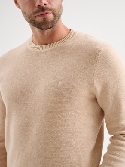 Maglia girocollo jacquard