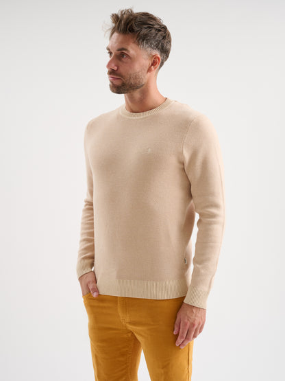 Maglia girocollo jacquard