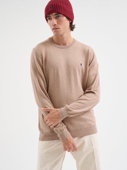 Maglia girocollo rasata
