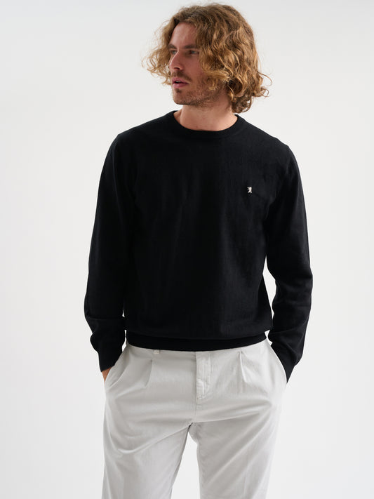 Maglia girocollo rasata