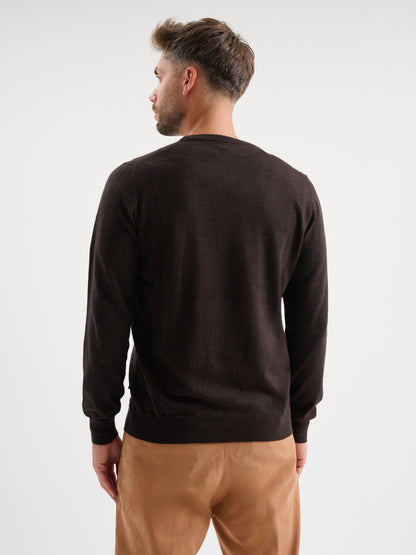 Maglia girocollo rasata