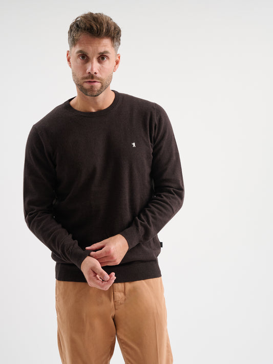 Maglia girocollo rasata