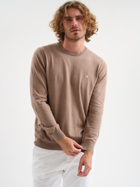 Maglia girocollo rasata