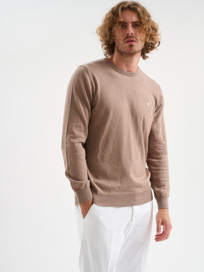 Maglia girocollo rasata