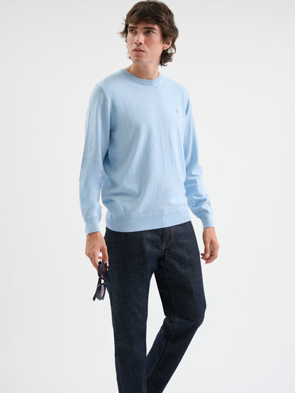 Maglia girocollo rasata
