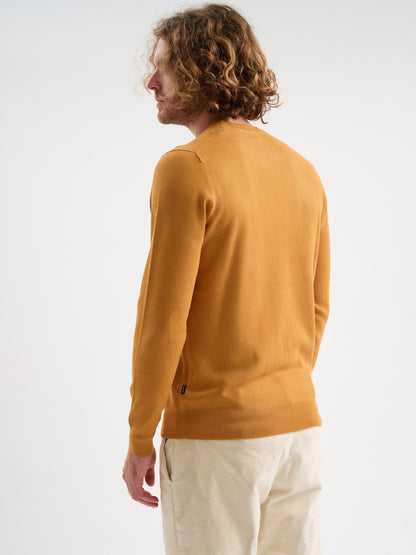 Maglia girocollo waffle