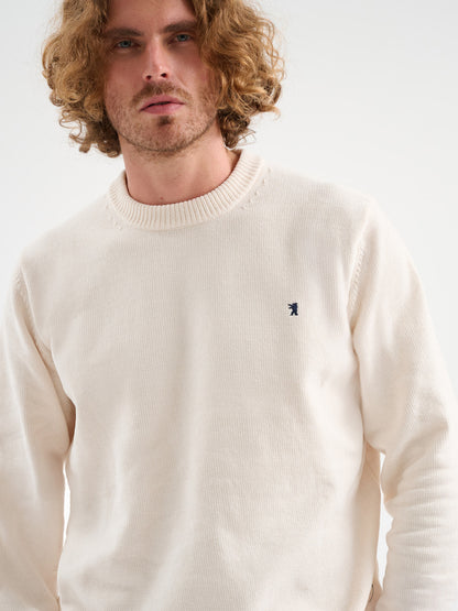Maglia girocollo in ciniglia