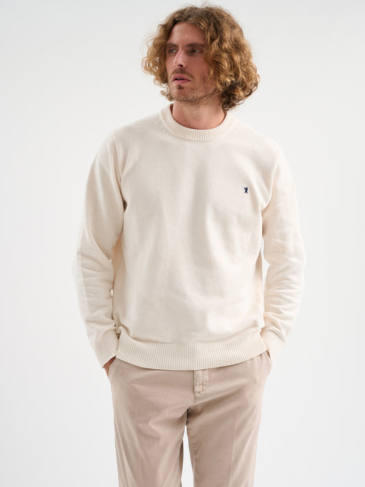 Maglia girocollo in ciniglia