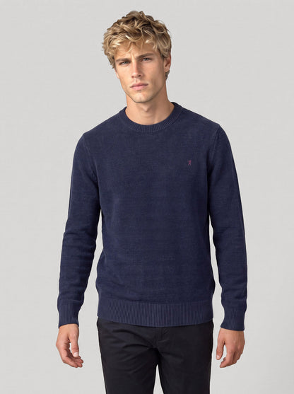 Maglia girocollo in ciniglia