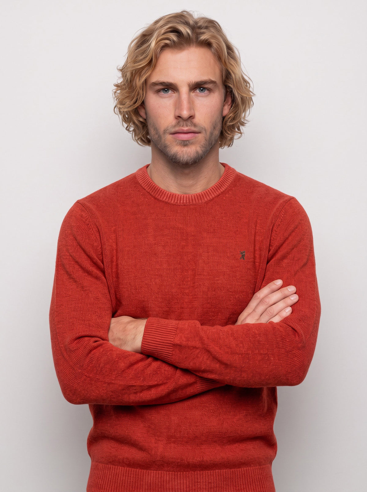 Maglia girocollo in ciniglia
