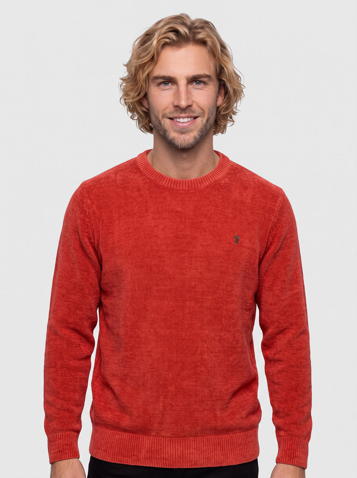 Maglia girocollo in ciniglia