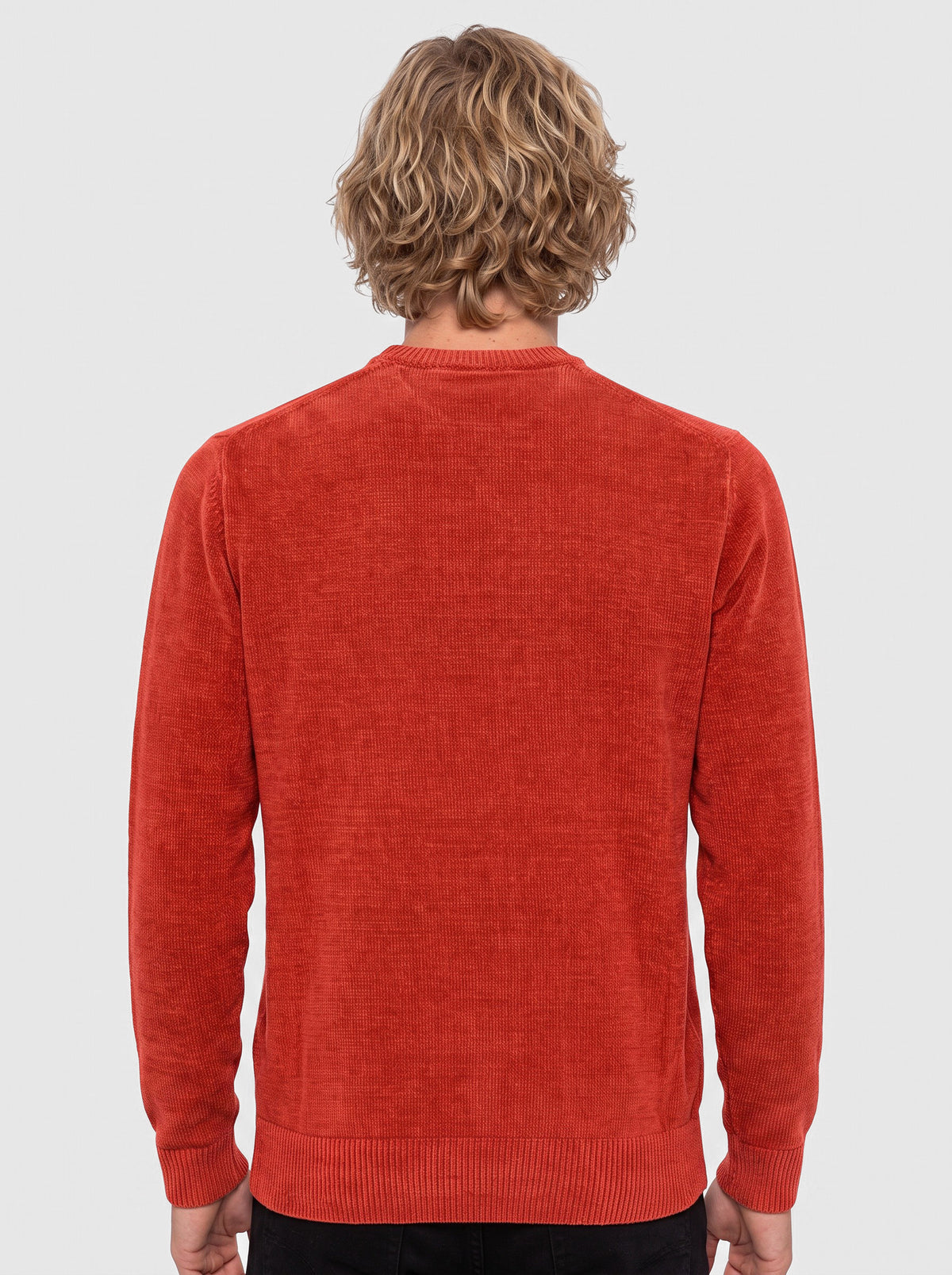 Maglia girocollo in ciniglia
