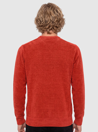Maglia girocollo in ciniglia