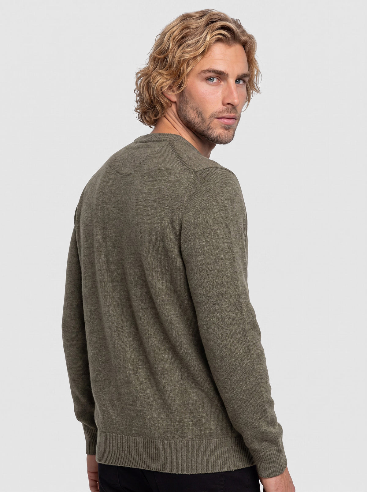 Maglia girocollo in ciniglia