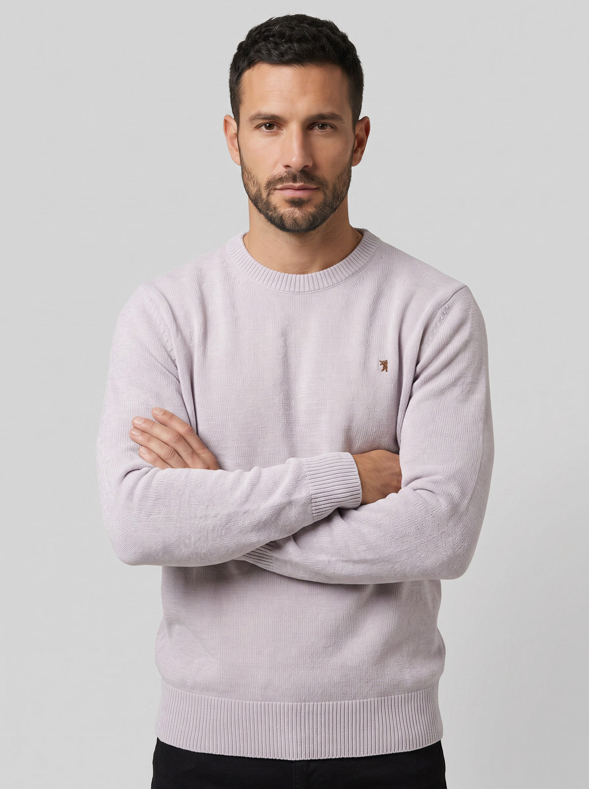 Maglia girocollo in ciniglia