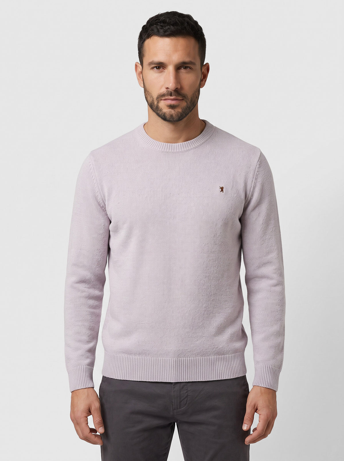 Maglia girocollo in ciniglia