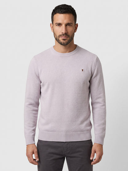 Maglia girocollo in ciniglia