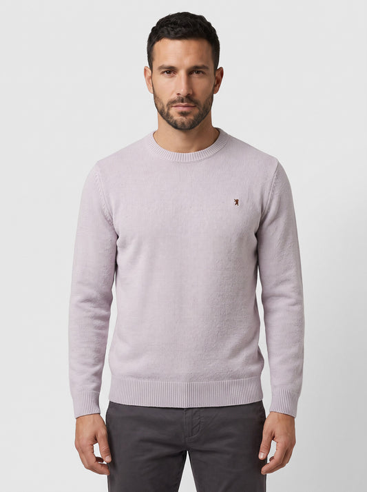 Maglia girocollo in ciniglia