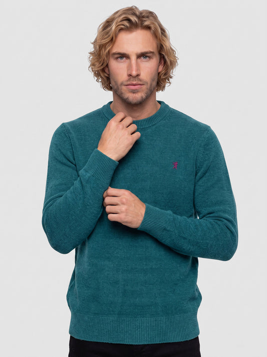 Maglia girocollo in ciniglia