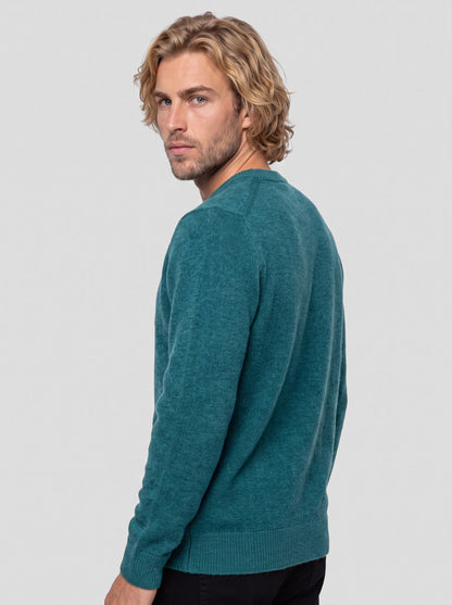 Maglia girocollo in ciniglia