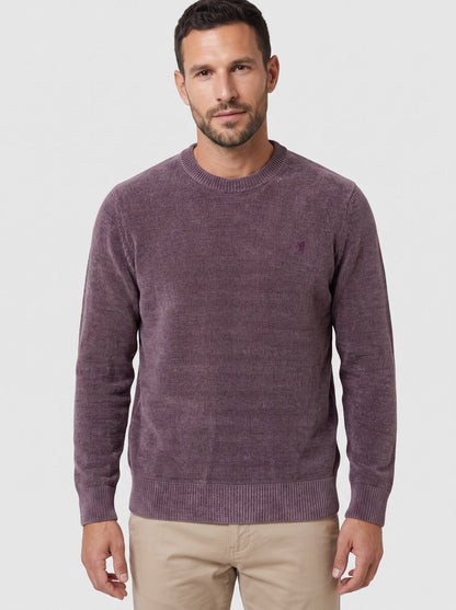 Maglia girocollo in ciniglia