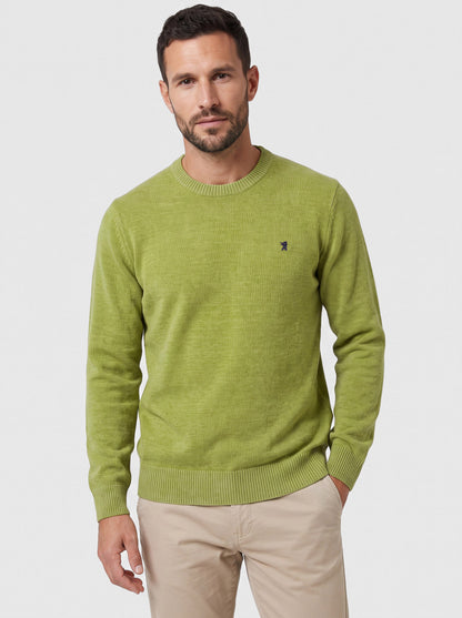 Maglia girocollo in ciniglia