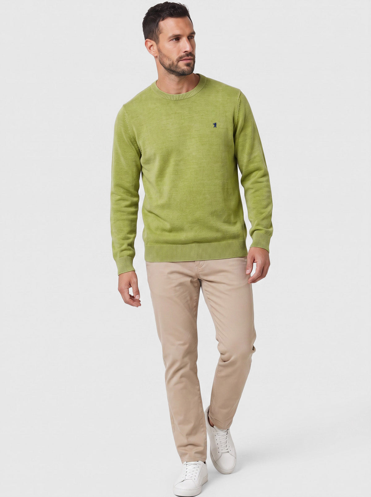 Maglia girocollo in ciniglia