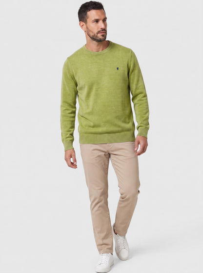 Maglia girocollo in ciniglia