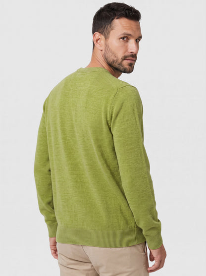 Maglia girocollo in ciniglia