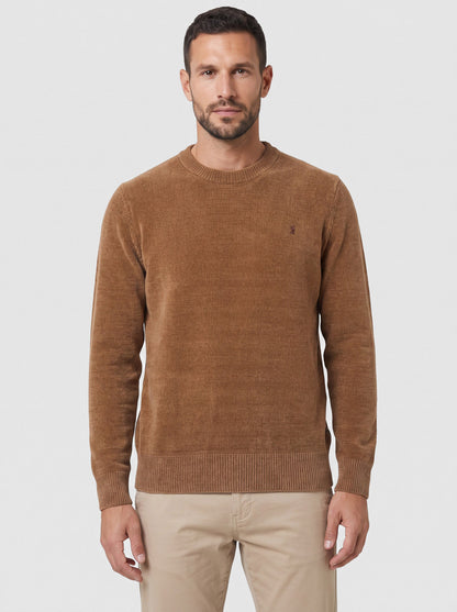 Maglia girocollo in ciniglia