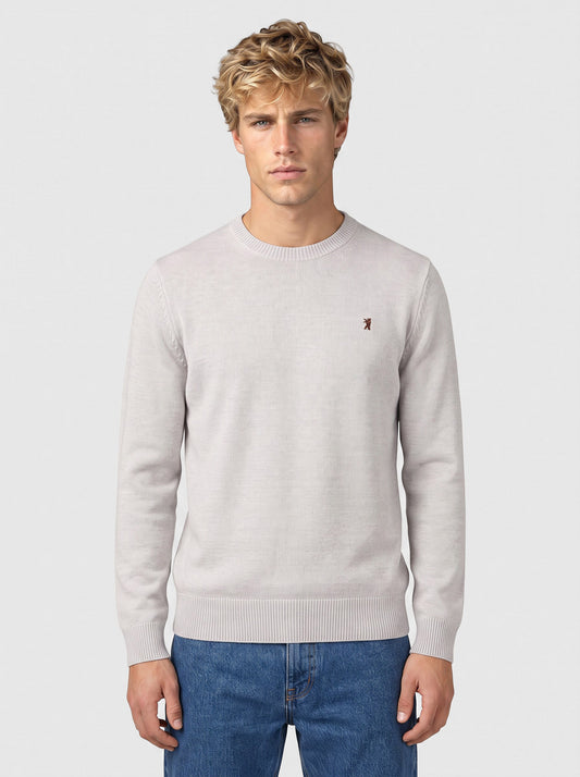 Maglia girocollo in ciniglia