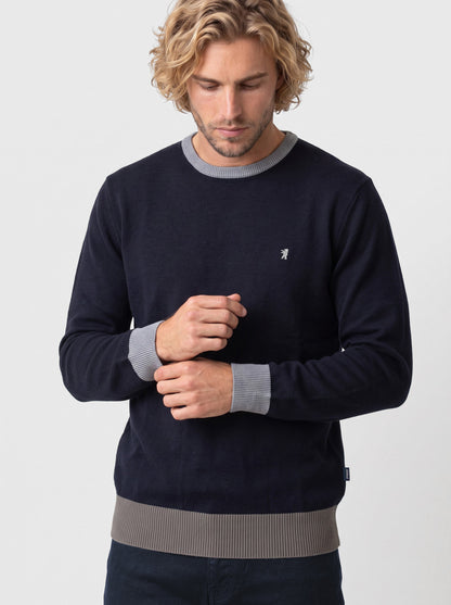 Maglia Girocollo Cotone e Cashmere