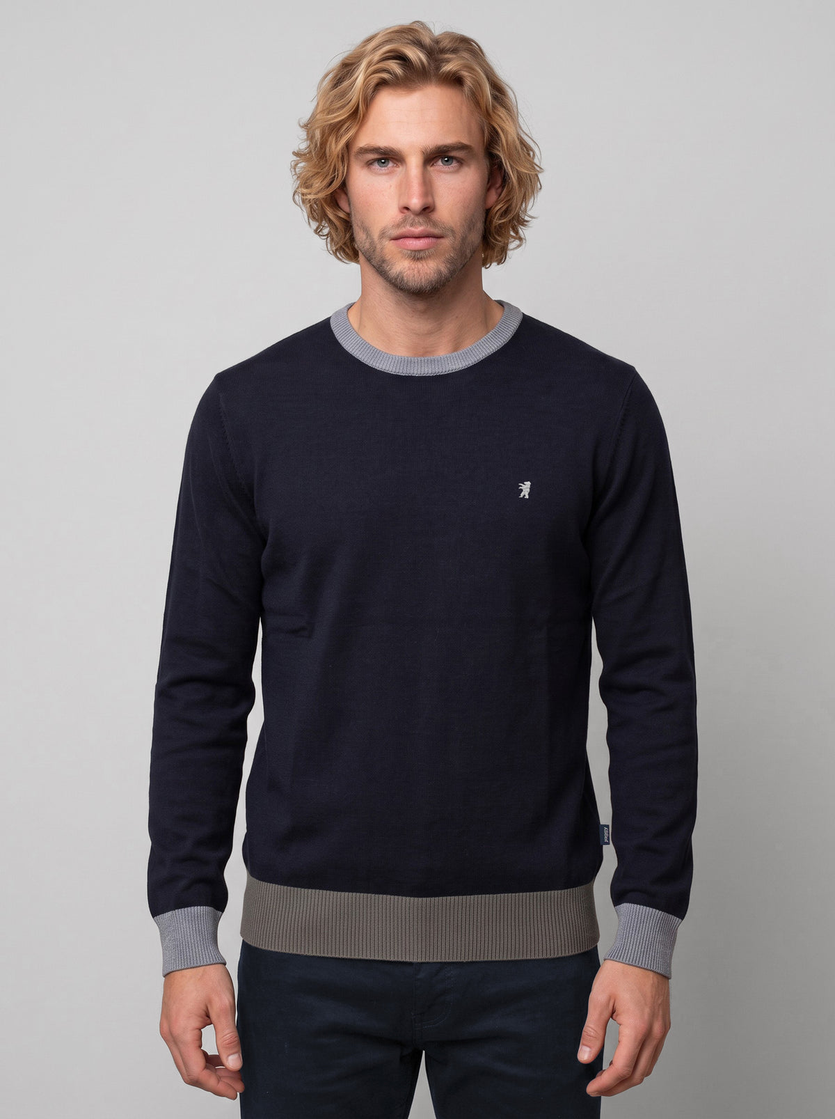 Maglia Girocollo Cotone e Cashmere