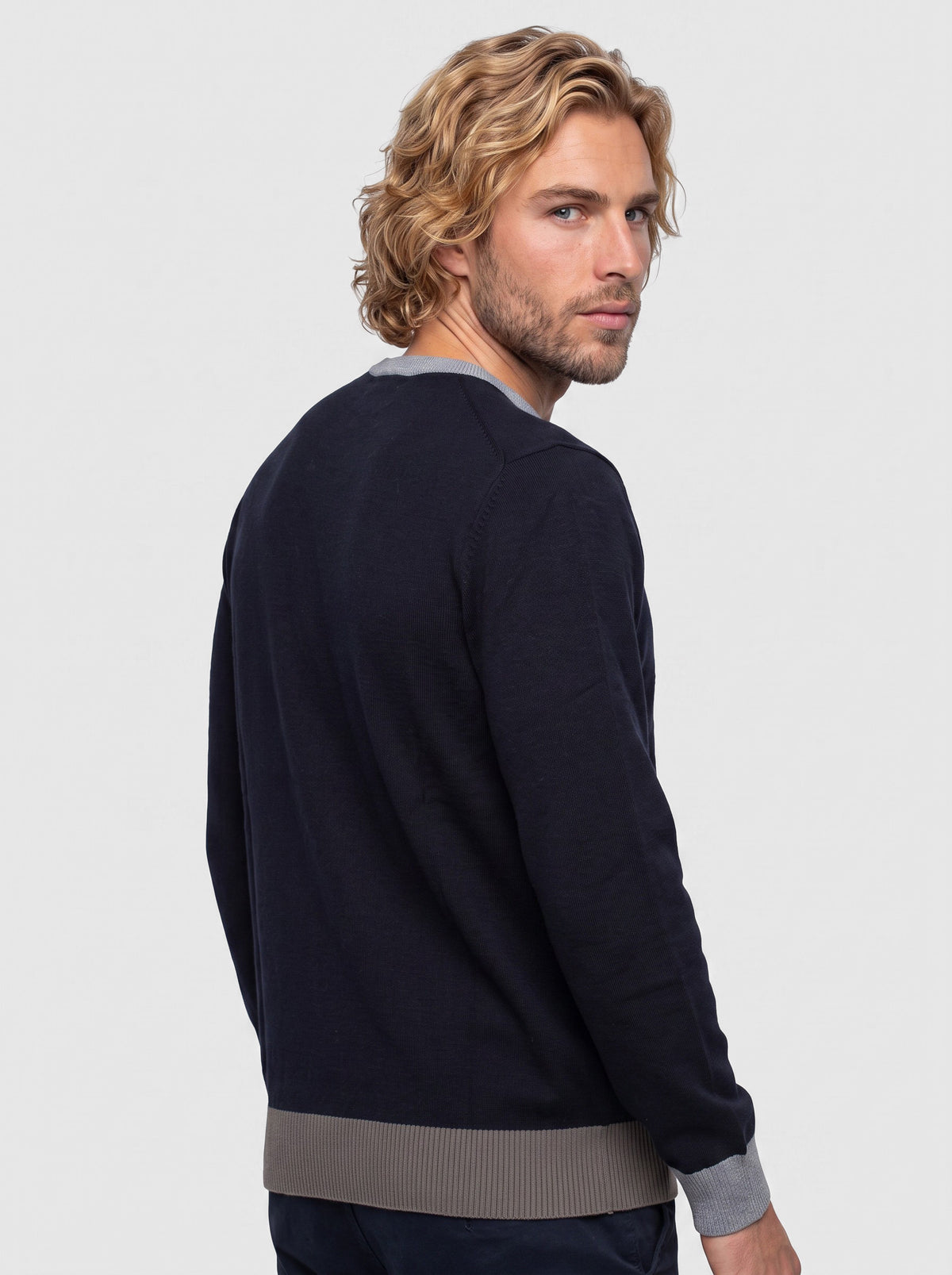 Maglia Girocollo Cotone e Cashmere