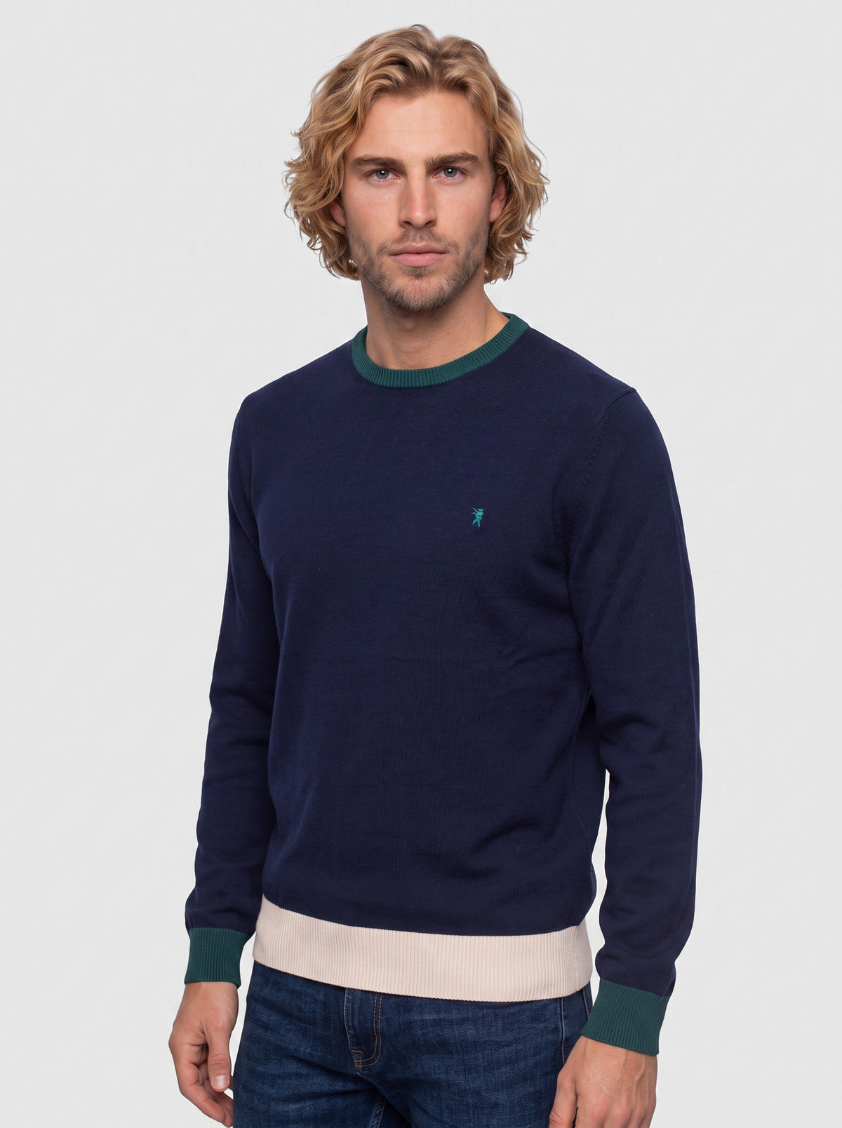 Maglia Girocollo Cotone e Cashmere