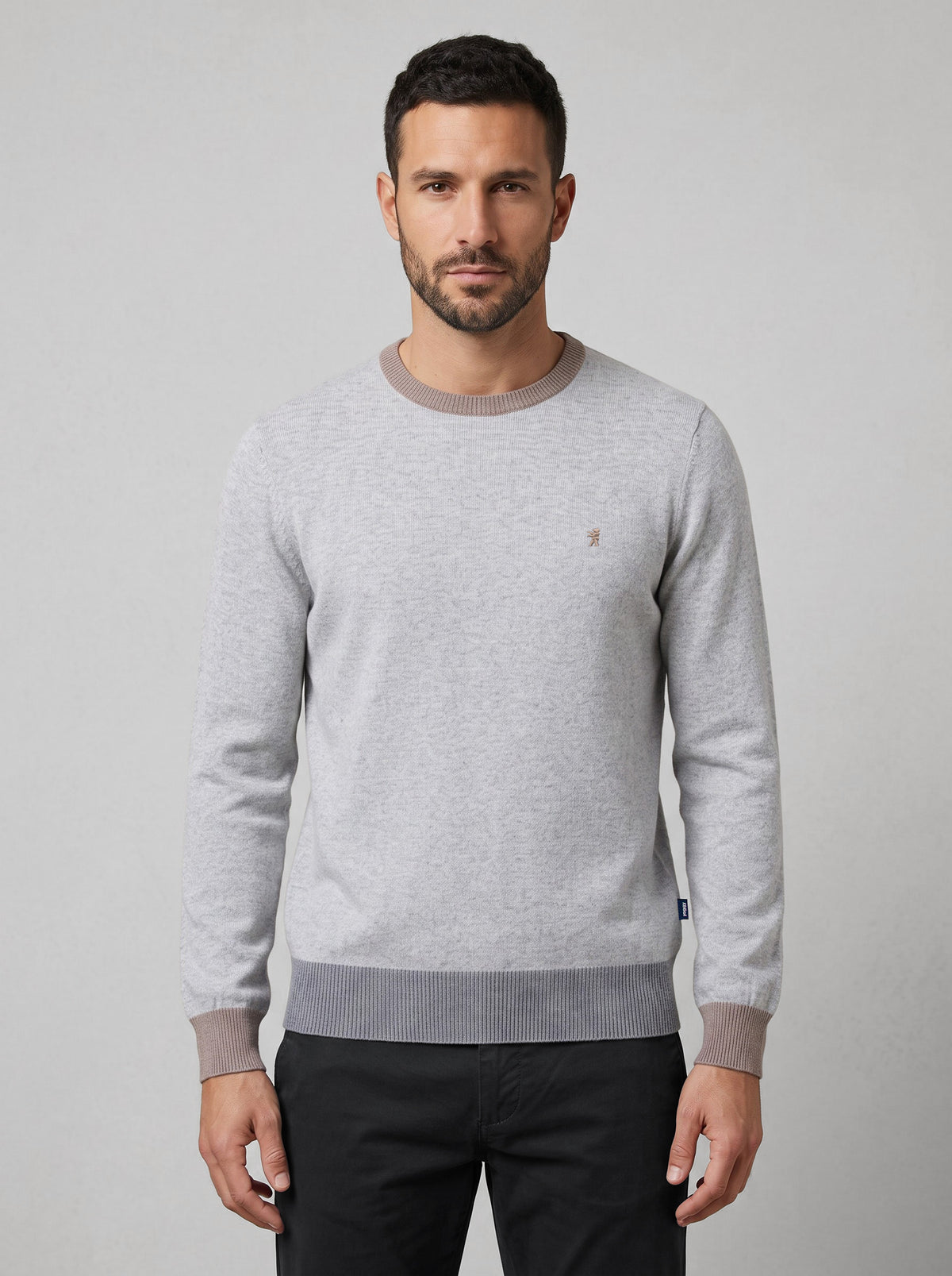 Maglia Girocollo Cotone e Cashmere