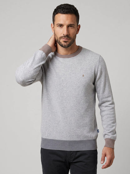 Maglia Girocollo Cotone e Cashmere