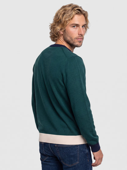 Maglia Girocollo Cotone e Cashmere