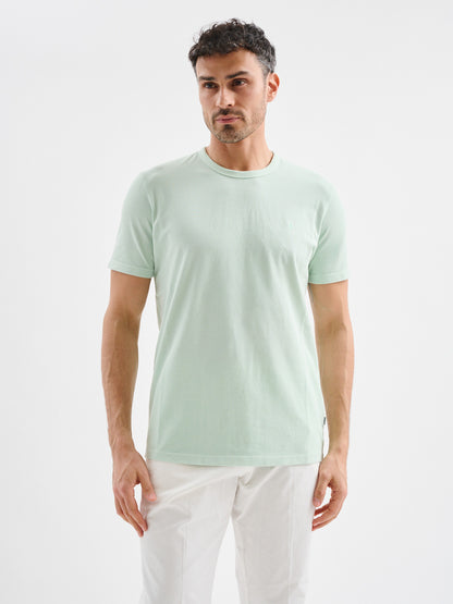 T-shirt a Maniche Corte in Jersey