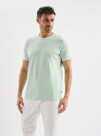 T-shirt a Maniche Corte in Jersey