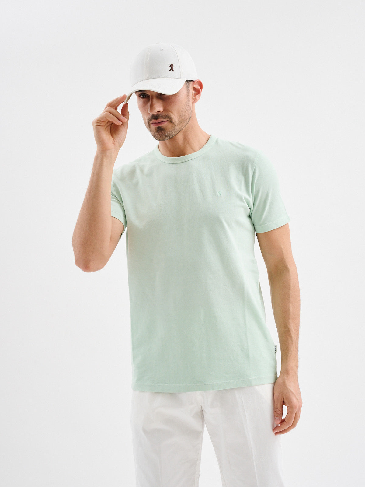 T-shirt a Maniche Corte in Jersey