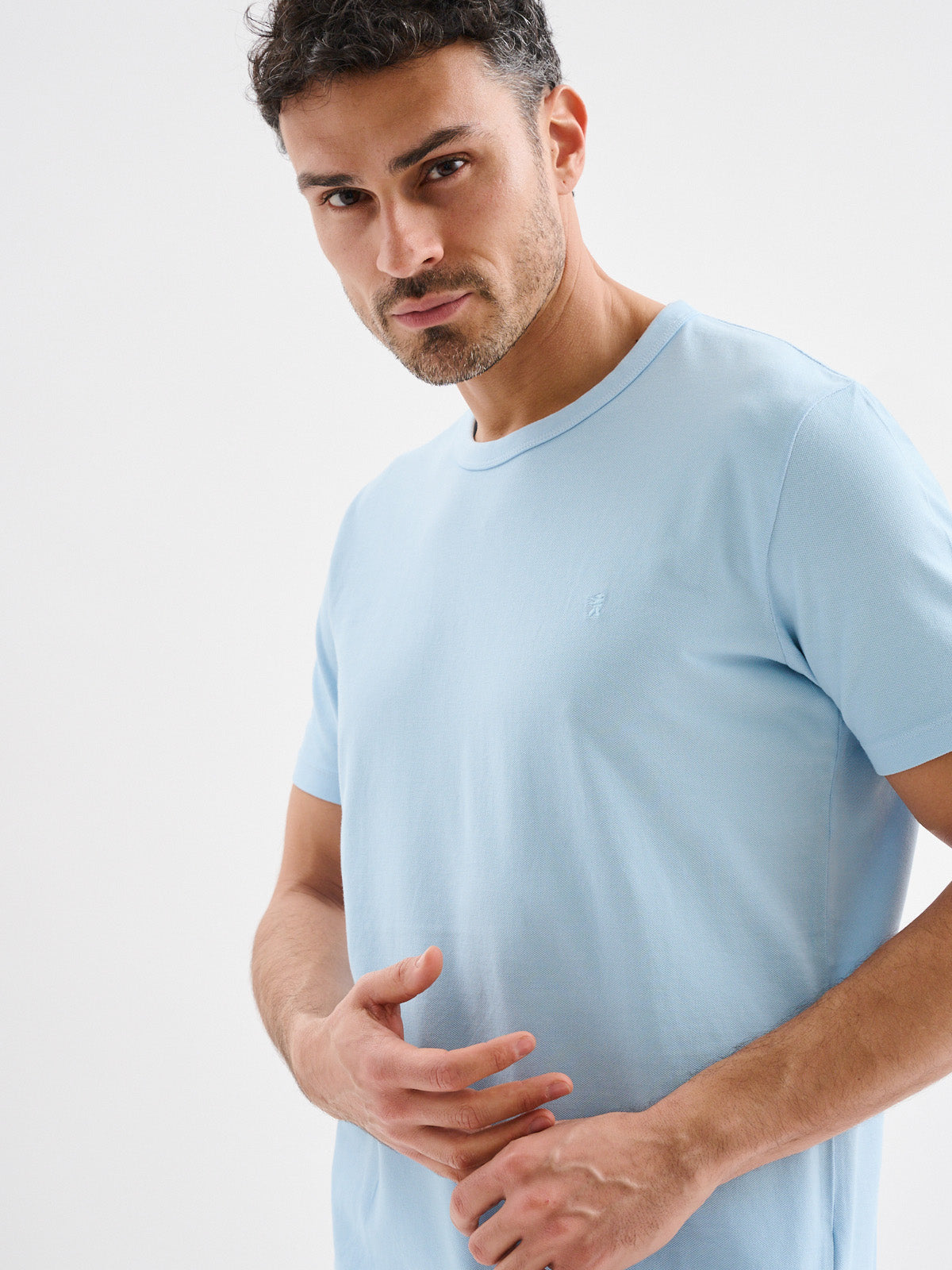 T-shirt a Maniche Corte in Jersey