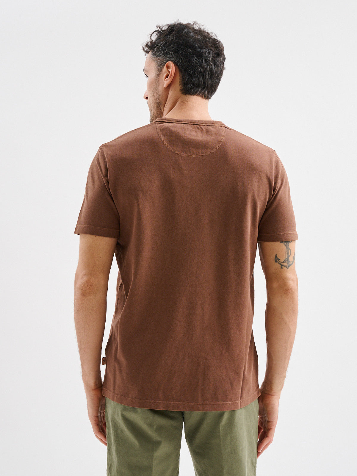 T-shirt a Maniche Corte in Jersey