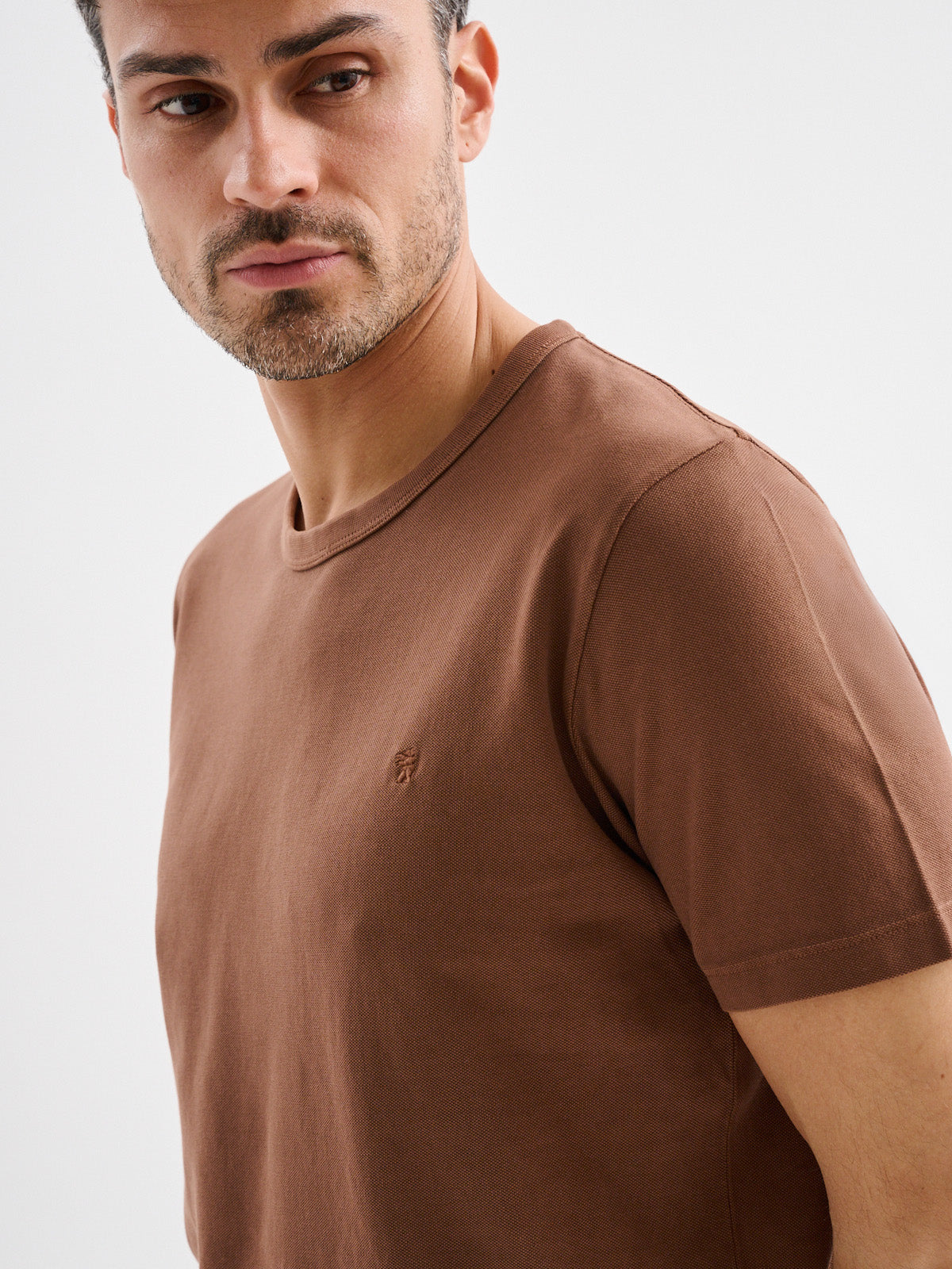T-shirt a Maniche Corte in Jersey