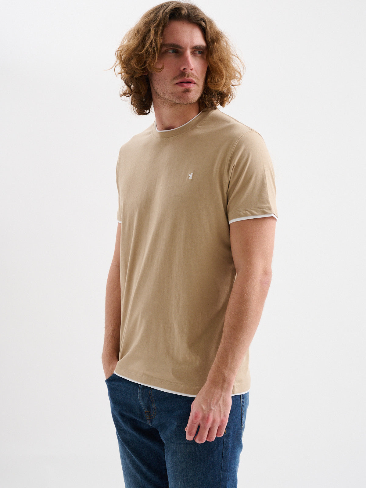 T-shirt a Maniche Corte in Jersey