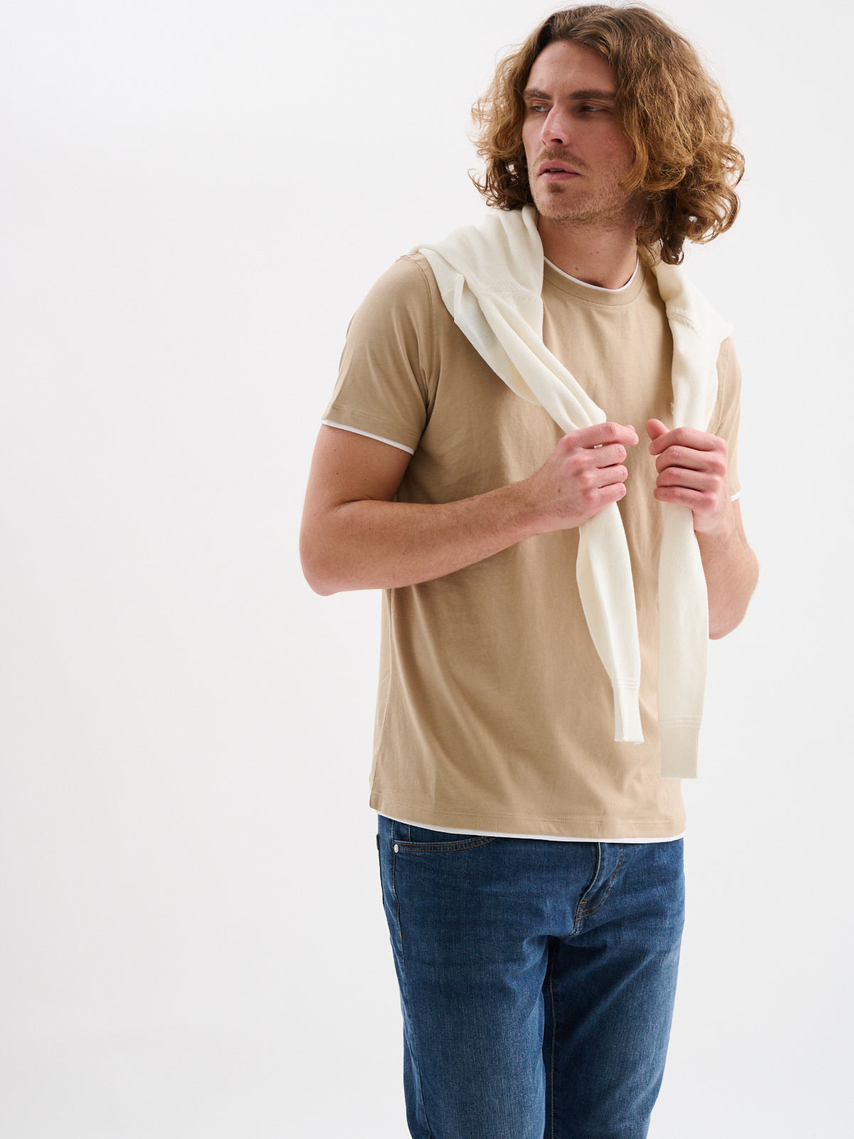 T-shirt a Maniche Corte in Jersey