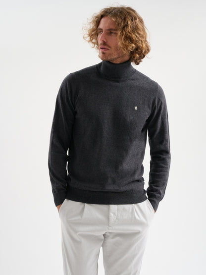 Maglia collo alto a maniche lunghe