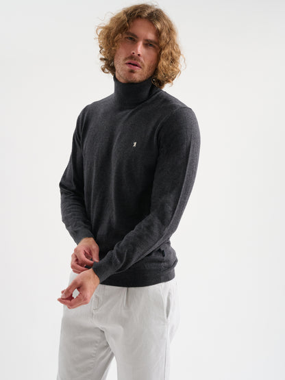 Maglia collo alto a maniche lunghe