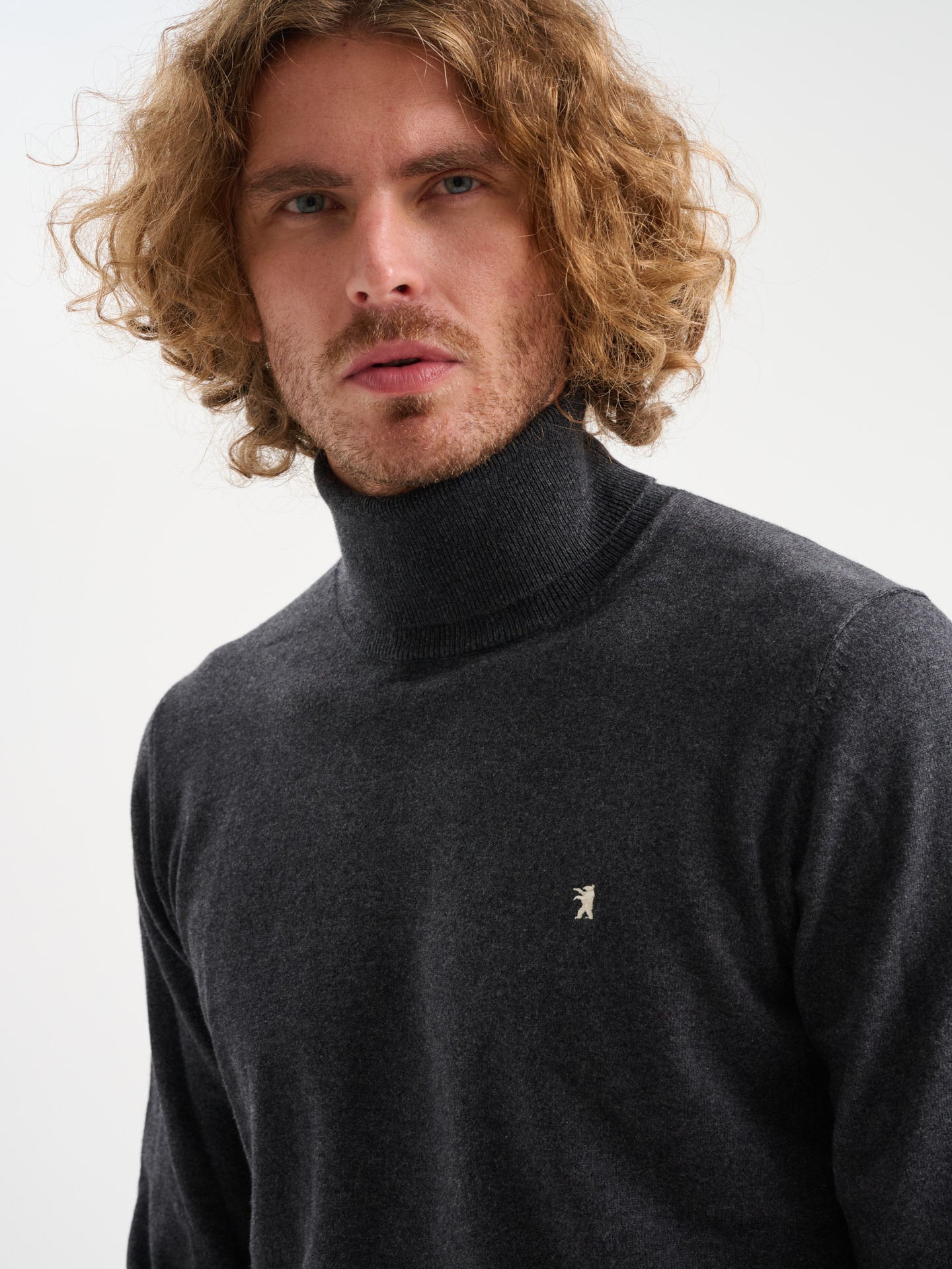 Maglia collo alto a maniche lunghe